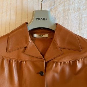 Authentic Prada Lambskin Jacket size 40 (XS)